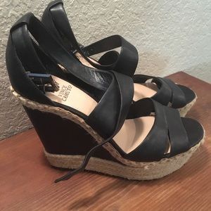 Vince Camuto size 10 wedge heels